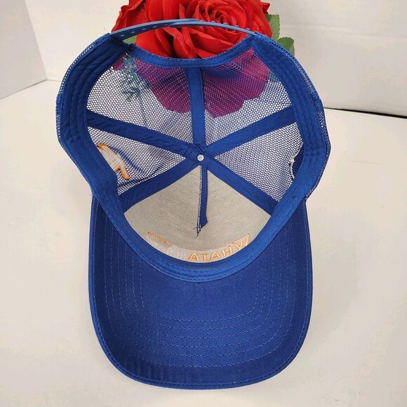 Whataburger Dallas Mavericks Hat NBA Promo Snapback Embroidered Blue Adjustable - Picture 7 of 7